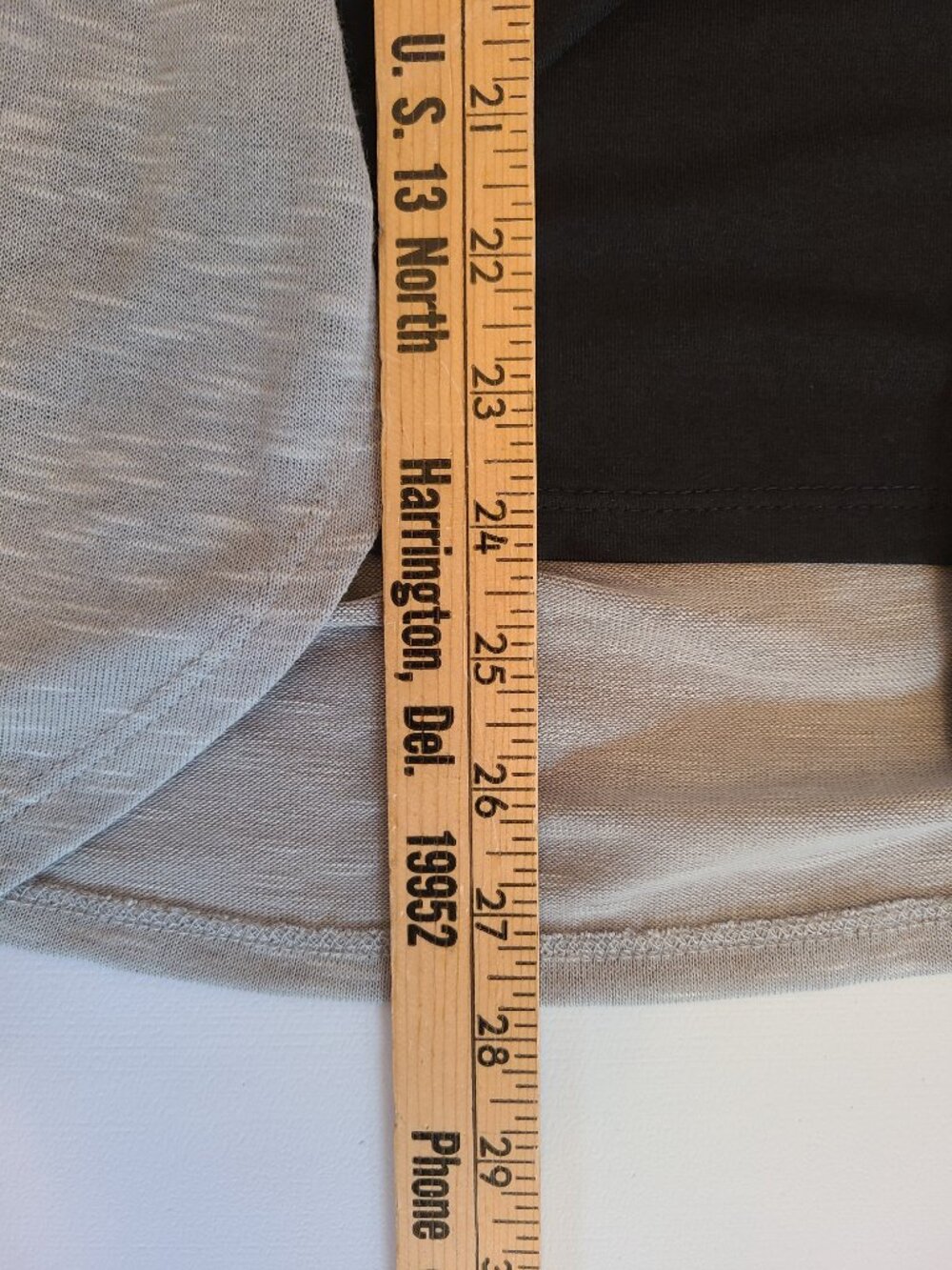 Notations Twin Set Blouse Top Gray Black With Scarf NWT - Picture 10 of 15